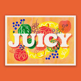 JUICY - Lou Rowland / Riso Print